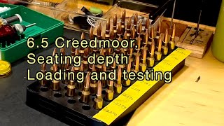 65 Creedmoor How to Determine Seating Depth Loading and Testing [upl. by Phox]