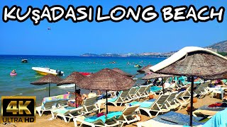 KUŞADASI LONG BEACH WALKING TOUR  September 4 2022  4k UHD 60fps [upl. by Ennaillek973]