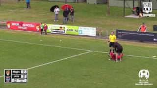 2016 NNSWF NPL Round 14  2nd Half  Broadmeadow Magic v Newcastle Jets Youth [upl. by Tioneb]