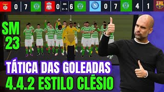 A MELHOR TÁTICA DO SM 23 PARA GOLEAR 442 ESTILO CLÉSIO⚽🏆 [upl. by Eenaj]