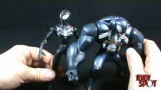 Hasbro Spectacular SpiderMan Spider Charged Venom Figure Review TheReviewSpot [upl. by Nickelsen]