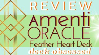 Review Amenti Oracle of the Feather Heart Deck Jennifer Sodini Ancient Egyptian Themes Art Deco [upl. by Agostino]