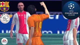 BARCELONA VS AJAX  SEMIFINAL UEFA Champions League™ 2006  2007 PSP GAMEPLAY [upl. by Euton366]