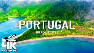 Flying Over Portugal 4K Ultra HD  Top 25 Most Beautiful Places In Portugal With Voiceover [upl. by Infield272]