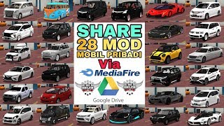 MOD BUSSID  SHARE 28 MOD BUSSID MOBIL PRIBADI  LINK MEDIAFIRE DAN GOOGLE DRIVE  NO RIBET [upl. by Anitsud955]