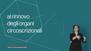 Elezioni Comunali Sicilia 2018  Come si vota [upl. by Deane978]