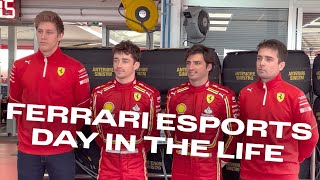 Day in the life of Scuderia Ferrari Esports Team [upl. by Nadaha]