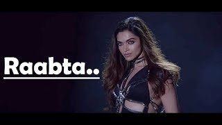 Raabta Title Song Lyrics Translation  Arijit Singh amp Nikita Gandhi Raabta Deepika Sushant Kriti [upl. by Yrailih]