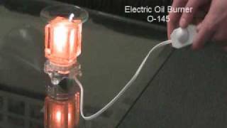 Glass Oil Burner  Electric Africa Imports [upl. by Nosniv]