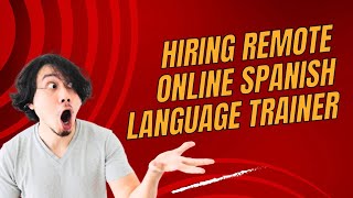 Remote Online Spanish Language Trainer job at Speexx  Open to people anywhere in the world [upl. by Imhskal203]