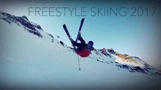 FREESTYLE SKIING 2017 WITH HERO 5 SESSION  Backflip Frontflip Rails and Others [upl. by Dilisio]