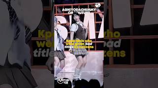 Kpop idols were given bad titles  kpop lesserafim kpopshorts new trending trendingshorts [upl. by Marrilee]