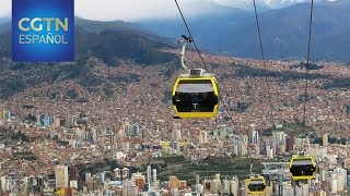 Bolivia posee los teleféricos más altos y ecológicos del mundo [upl. by Ecidnak]