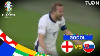 ¡No quieren penales ¡GOOL DE KANE  Inglaterra 21 Eslovaquia  UEFA EURO 2024  8vos  TUDN [upl. by Caspar12]