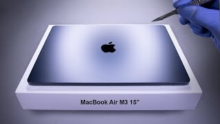 MacBook Air M3 15quot Unboxing and Gaming Test  ASMR [upl. by Andie]