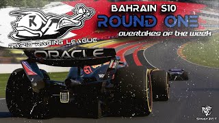 F1 24 OVERTAKES OF THE WEEK SEASON 10  ROUND 1 [upl. by Ydolem]