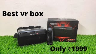 Irusu Monster VR Headset with Remote Controller unboxing and review by technical Pandit [upl. by Lorelle]