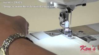 How to use the Brother Picot Sewing Machine Foot [upl. by Anaytat673]