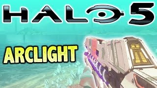 ARCLIGHT RAILGUN Rare Weapon  Halo 5 Warzone [upl. by Ahsikad]