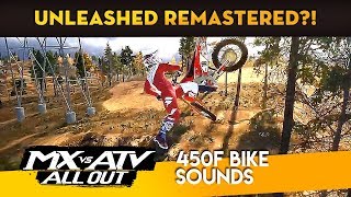 MX vs ATV All Out  Unleashed Remastered  450F Bike Sounds [upl. by Maye]