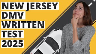 New Jersey DMV Written Test 2025 60 Questions with Explained Answers [upl. by Danae]