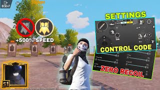 New Conqueror🔥Best Sensitivity  Control CODE 5 Finger FASTER PLAYER  GAMEPLAY PUBG BGMI [upl. by Yelime]