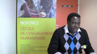 Interview de Komi Bansah diplômé Bioforce RH Solidarités International [upl. by Chemaram563]