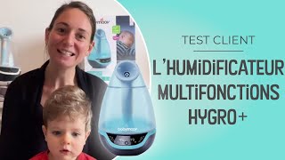 LHUMIDIFICATEUR MULTIFONCTIONS HYGRO BABYMOOV  BERCEAU MAGIQUE [upl. by Eneleoj]