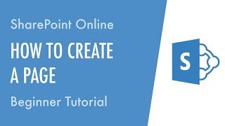 How to Create a Page in SharePoint Online  Beginner Tutorial [upl. by Eugenides574]