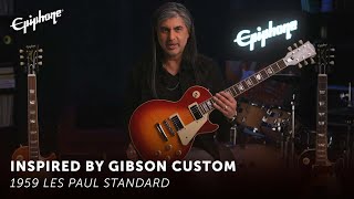 Epiphone 1959 Les Paul Standard  Epiphone Inspired By Gibson Custom [upl. by Aihsenal]