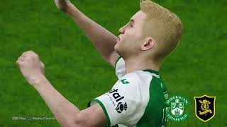 Hibernian vs Livingston Highlights Goals  Scottish Premiership 2324  PES 21 [upl. by Wolff]