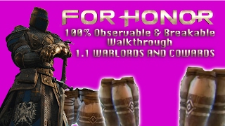 For Honor Warlords and Cowards 100 Observables and Breakables walkthrough [upl. by Phipps]