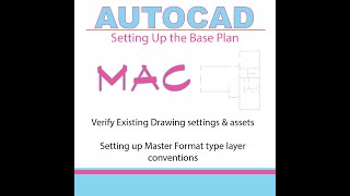 AutoCAD Mac Verifying and Setting a Base Plan [upl. by Tri]