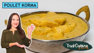 UN POULET KORMA COMME AU NORD DE LINDE Recette Traditionnelle  Sauce yaourt parfumé aux épices [upl. by Sven]