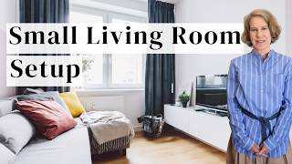 How to Arrange Furniture in a Small Living Room  3 Essential Measurements Youll Need [upl. by Hen701]