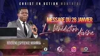 28 JAN  LA BÉNÉDICTION DIVINE par Révérend Espérance MBAKADI [upl. by Htebazie]