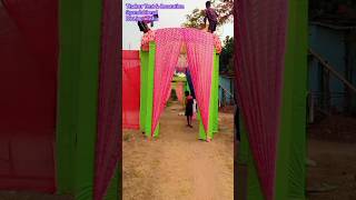 Gallery decoration making ideas ♥️♥️♥️♥️♥️ pessage decorationwedding mandap decoration [upl. by Nnaer]