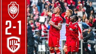 Royal Antwerp FC 21 KRC Genk  Highlights  JPL Champions Playoffs Game 2  20222023 [upl. by Mcginnis136]