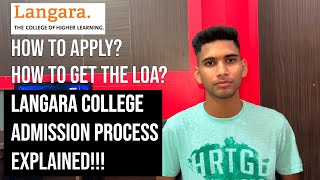 How To Apply To Langara College Langara College Admission Process Explained [upl. by Sunday]