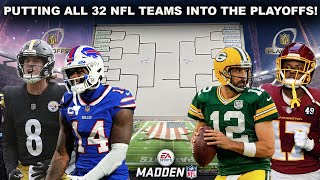 What If Every NFL Team Made the 2023 Playoffs Madden Simulation [upl. by Berte]