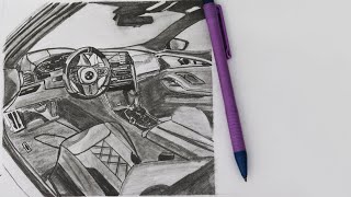 drawing bmw car easy [upl. by Amliw748]