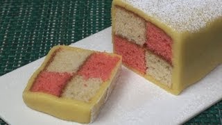 Battenberg Cake Recipe [upl. by Milla]