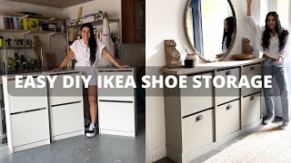 Easy DIY IKEA Shoe Storage [upl. by Enida60]