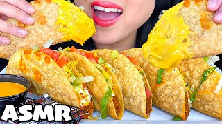 ASMR NEW CHEESY Crunchy Tacos from TACO BELL MUKBANG  Eating Sounds  Eating Show  ASMR Phan [upl. by Niuq]