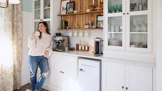 I Built My Dream Coffee Bar with an EPIC IKEA Hack [upl. by Henleigh]