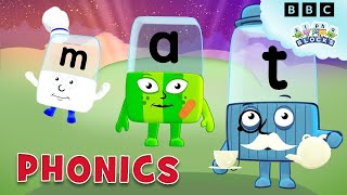 One Syllable Words  Phonics for Kids  Learn To Read  Alphablocks [upl. by Ezechiel943]