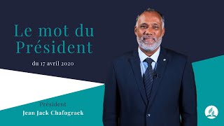 Le mot du Président du 17 avril 2020 [upl. by Dronel695]