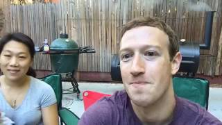 Mark Zuckerberg  Live Grilling In My Backyard [upl. by Leroi]