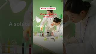 Solute in chemistry chemistry solution solute viralvideo trending education science foryou [upl. by Pacifa]