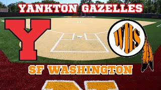 Gazelles Softball vs SF Washington [upl. by Nannahs616]